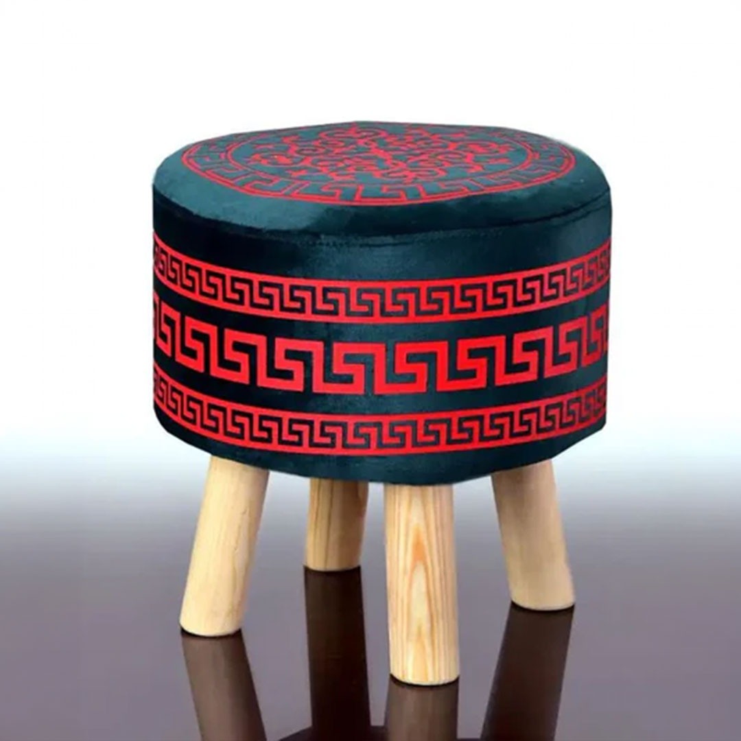 Wooden stool Versace Designed