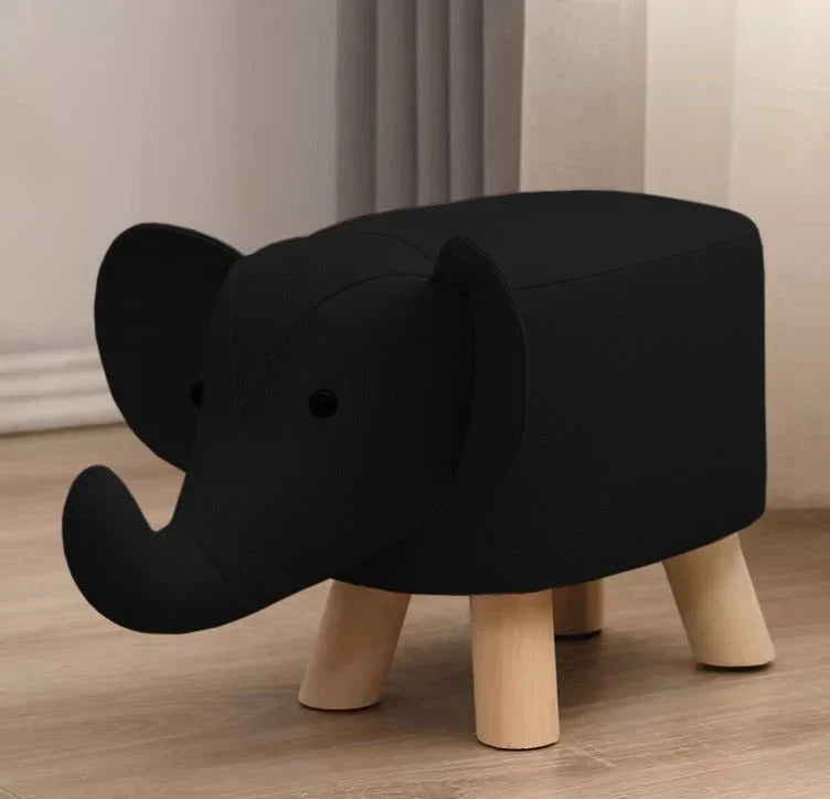 Wooden Stool Elephant Shaped Designed