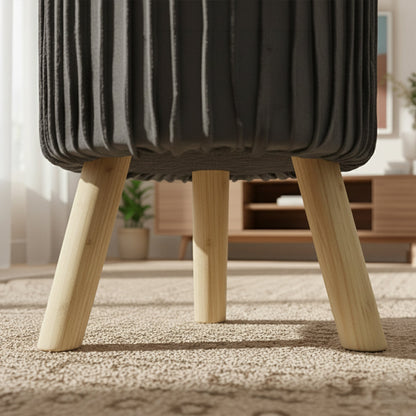 Wooden stool round shape Designed