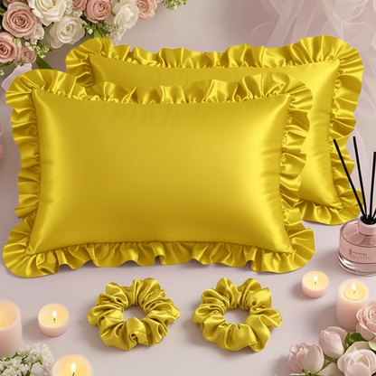 (Pack of 2) Sham Silk Pillow