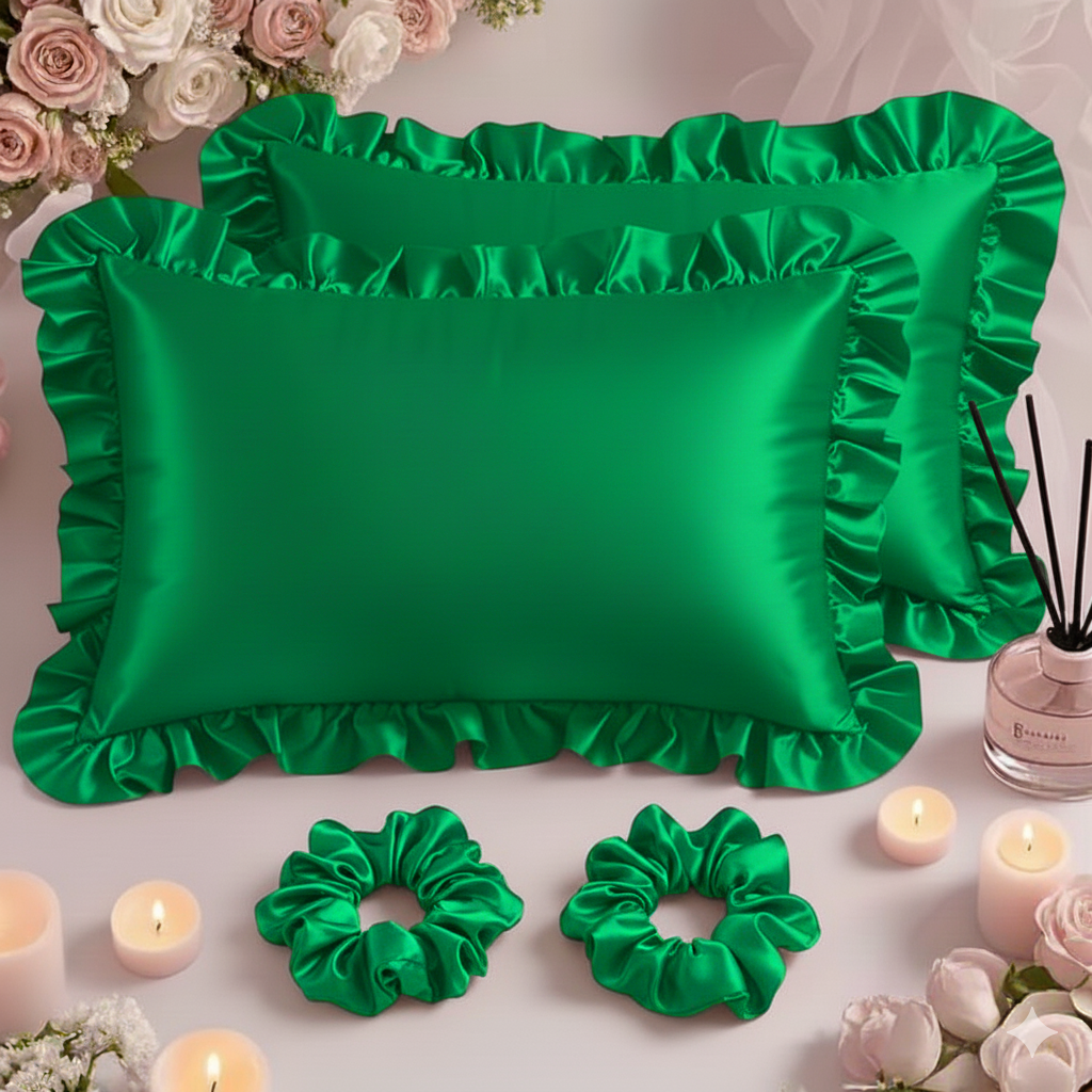 (Pack of 2) Sham Silk Pillow
