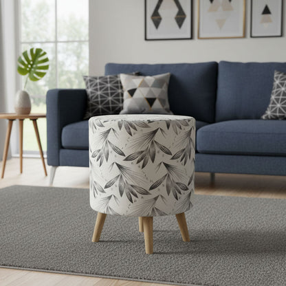 Texture Wooden stool Round Designed