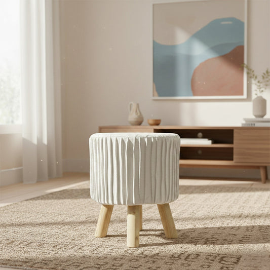Wooden stool round shape Designed