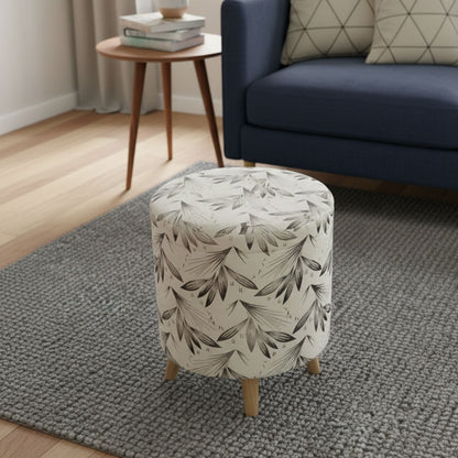 Texture Wooden stool Round Designed